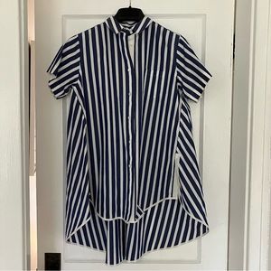 Sacai Button-down High Low Top